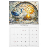 おとぎ話、民俗学、寓話2026年2ページ カレンダー (1月 2025)