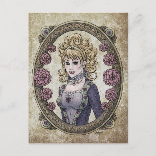 おとぎ話「美しい」ファンタジー絵葉書#1 ポストカード (正面)