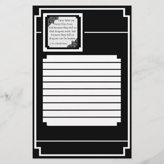 おとぎ話… 静止した 便箋 (正面)