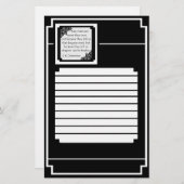 おとぎ話… 静止した 便箋 (正面/裏面)