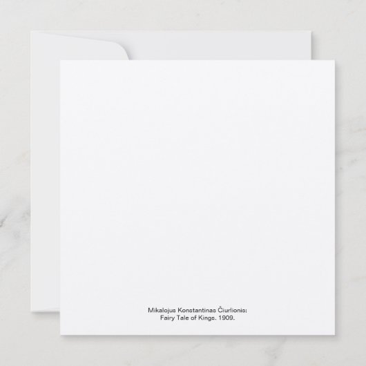 おとぎ話 | Mikalojus Ciurlionis | (裏面)