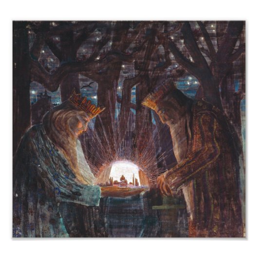 おとぎ話 | Mikalojus Ciurlionis | フォトプリント (正面)