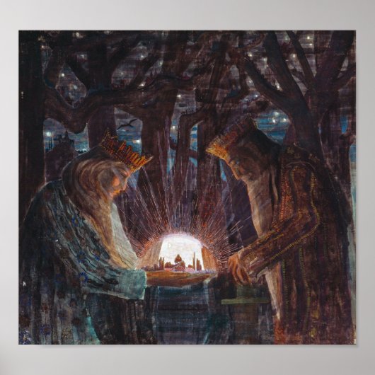 おとぎ話 | Mikalojus Ciurlionis | ポスター (正面)