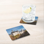 おとぎ話Neuschwansteinドイツ スクエアペーパーコースター (インサイチュ)