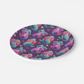 おとぎ鮮やか話の人魚 ペーパープレート (アングル)