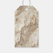 おとこの冒険が始まる! | 森のクマのベビーシャワーパーティー ギフトタグ (裏面)