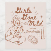 おとなしいお嬢さんたちのバチェロレッテワインボトルラベル ワインラベル (シングルラベル)