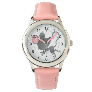 おとなしいネズミのかわいい漫画 腕時計