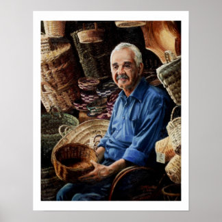 おとなしいバスケット売り手 – 限定ポスター ポスター