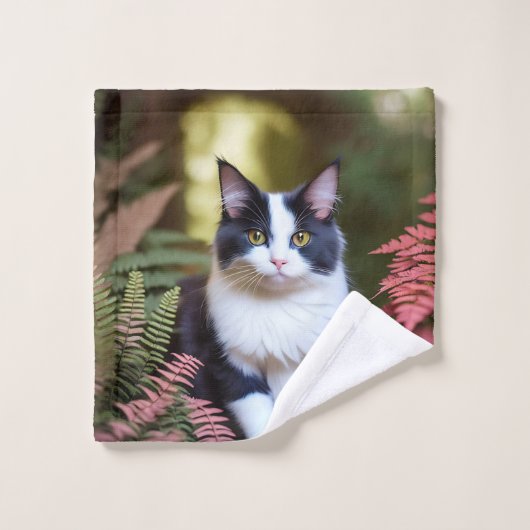 おとなしいラグドール猫バスタオオルセット バスタオルセット (ウォッシュタオル)