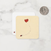 おとなしいラディバグウィスパー | 自然インスパイア ノートカード (正面/裏面インサイチュ)