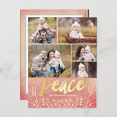 おとなしい挨拶休暇のフォトカードはがき シーズンポストカード (正面/裏面)