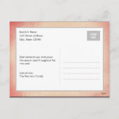 おとなしい挨拶休暇のフォトカードはがき シーズンポストカード (裏面)