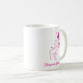 おとなしめのピンクスパ独身最後の夜パーティー コーヒーマグカップ (正面右)