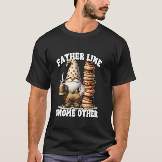 おとぼけパパのための面白いダダ漏れパパグノームコーヒーA Tシャツ (正面)