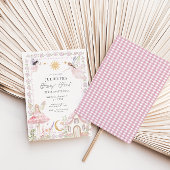 おとめの妖精の初めての魔法の庭の誕生日 招待状