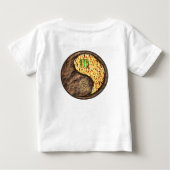 おとめ座と赤い龍 ベビーTシャツ (裏面)