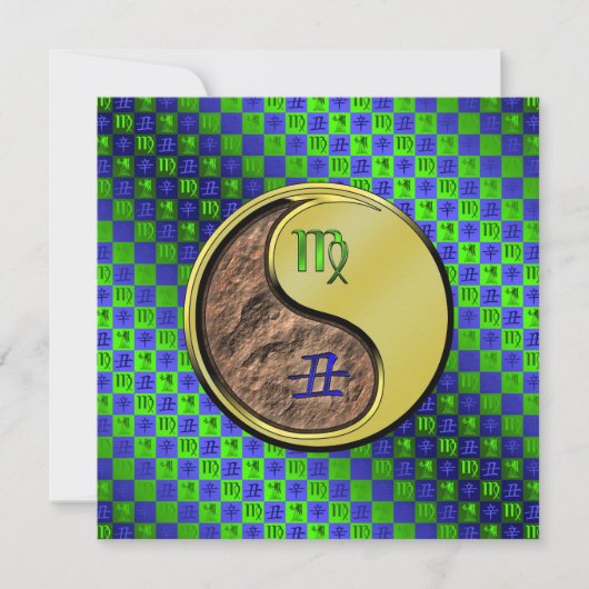 おとめ座と金属の丑年 カード (正面)