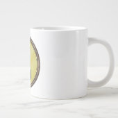 おとめ座と金属の虎 ジャンボコーヒーマグカップ (右)