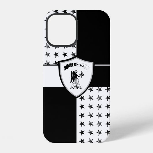 おとめ座のシンボル iPhoneケース (裏面)