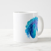 おとめ座のゾディアックマグ – おとめ座のホロスコープと星座 ジャンボコーヒーマグカップ (正面右)