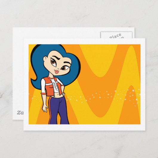 おとめ座のポストカード ポストカード (正面/裏面)