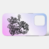 おとめ座の乙女 ゾディアック パープル Case-Mate iPhoneケース (裏面 (横))