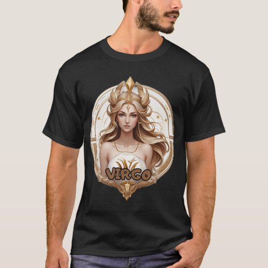 おとめ座の占い Tシャツ (正面)