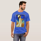 おとめ座の夜空の美 Tシャツ (正面フル)