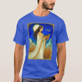 おとめ座の夜空の美 Tシャツ (正面)