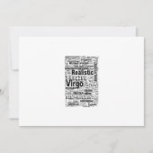 おとめ座の言葉の雲のインスピレーション 招待状 (正面)