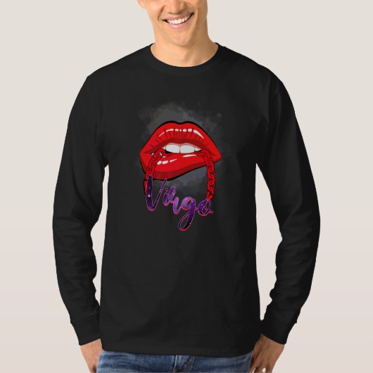 おとめ座の運勢 Tシャツ (正面)