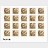 おとめ座のZodiacバッグ（K） スクエアシール (シート)