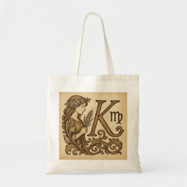 おとめ座のZodiacバッグ (K) トートバッグ