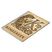 おとめ座のZodiacバッグ(K) ノートブック (左側)