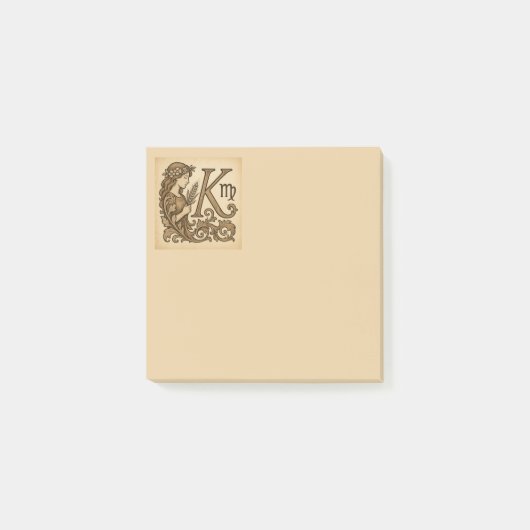 おとめ座のZodiacバッグ (K) ポストイット (正面)