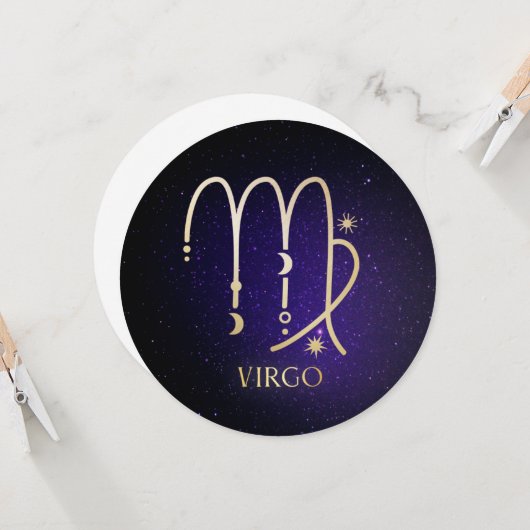 おとめ座 カード (正面/裏面インサイチュ)