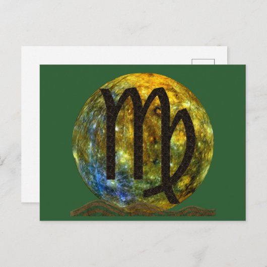 おとめ座 ポストカード (正面/裏面)