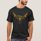 おとめ座 ユニーク 星座 Tシャツ (正面)