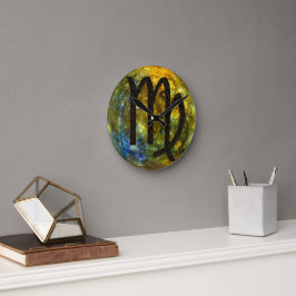 おとめ座 ラウンド壁時計