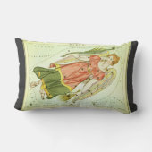 おとめ座 ヴァーゴ ヴァーゴ 星座 旧式天文図 Urania's Mirror ランバークッション (裏面)