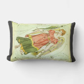 おとめ座 ヴァーゴ ヴァーゴ 星座 旧式天文図 Urania's Mirror ランバークッション (正面)