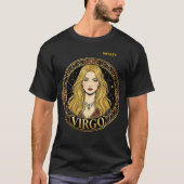 おとめ座 乙女座の星座記号 Tシャツ (正面)