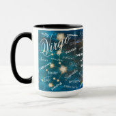 おとめ座 星座 占い 特性 星座のテキスト マグカップ (左)