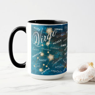 おとめ座 星座 占い 特性 星座のテキスト マグカップ