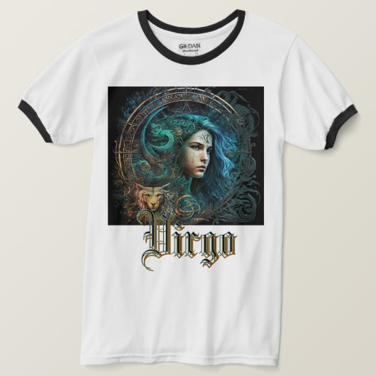 おとめ座 Tシャツ (デザイン正面)