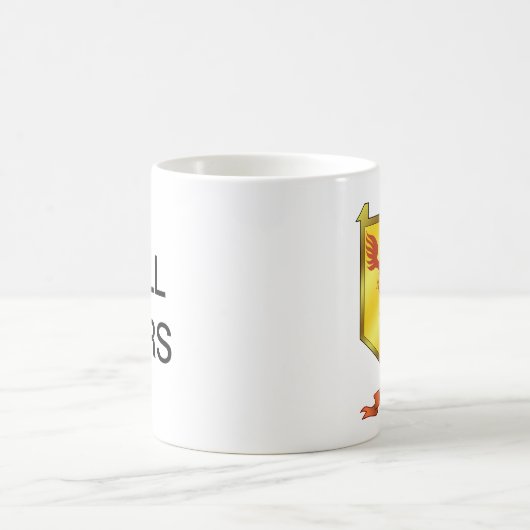 おとりはDoomcockの紋章付き外衣が付いているマグを引き裂きます コーヒーマグカップ (中央)