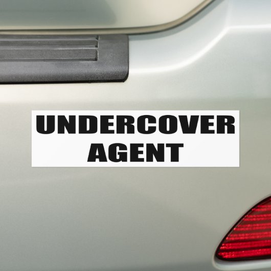 おとり捜査官 バンパーステッカー (車上)