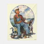 おとり フリースブランケット (正面)