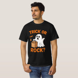おどかすも岩も面白いハロウィンTシャツ Tシャツ
